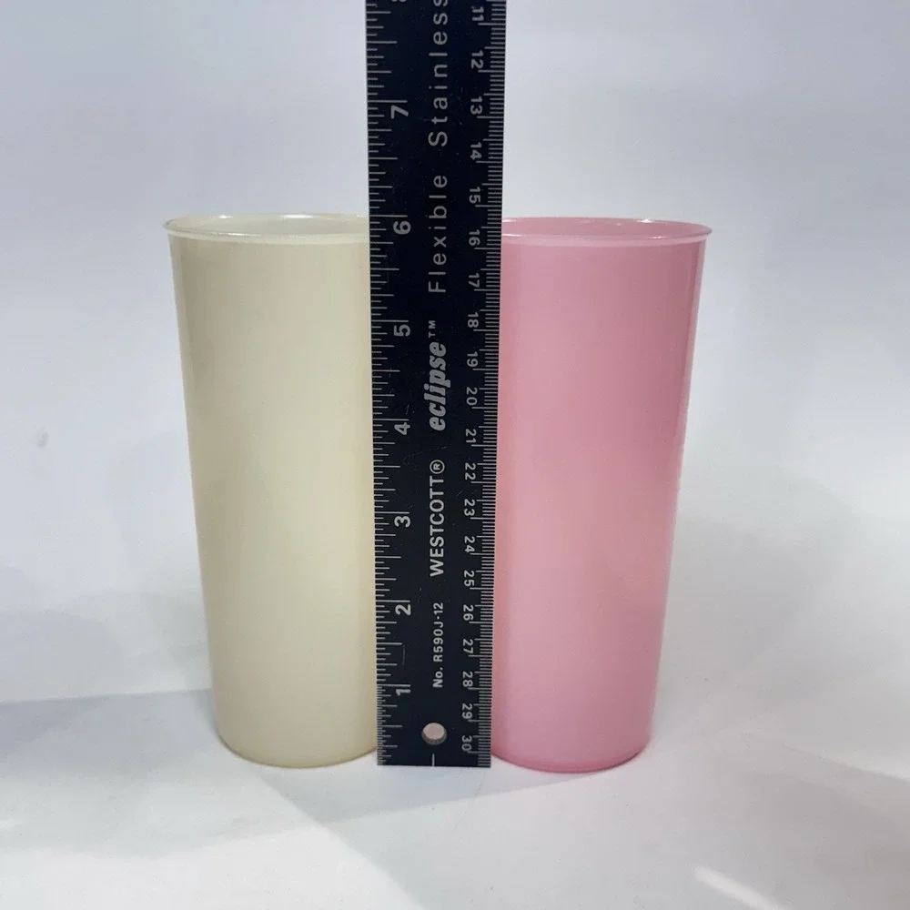 Vintage Tupperware Plastic Cups Tumblers Lot of 8‎ Various Colors & Years